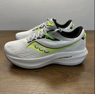 💥『原裝👟原盒』Saucony Triumph 21 馬拉松 低幫休閒跑步鞋 白綠色