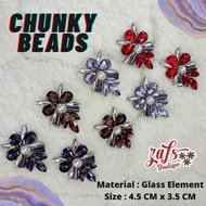 Chunky Beads Dahlia / Hiasan Baju
