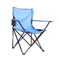 Foldable Folding Chair Desk Outdoor Hiking Oxford Cloth Picnic Travel Blue