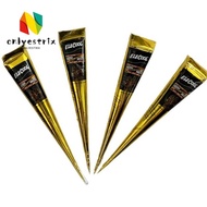 ONLYEMY Henna Tattoo Cream, Semi-permanent Black Brown Henna Paste Cone, Henna Tattoo Cream Easy-To-