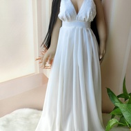 65-120cm Figure Silicone Doll Antique Clothes Suspender Skirt Maid Dress Sexy Long Skirt