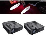 SVIP 2PCS Wireless Car Door Logo Led Welcome Night Light Projection Laser Lamp DC 5V Projector Car C