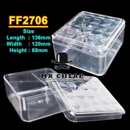 (24 Pcs) PS Plastic Container Biskut FF2706