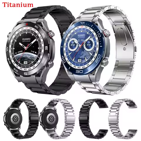 20mm 22mm Titanium Strap For HUAWEI WATCH Ultimate/Buds/GT2 3 4 5 46mm 42mm Bracelet Band For Huawei