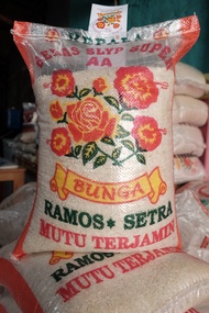 TERLARIS BERAS RAMOS SETRA CAP BUNGA 10KG/BERAS CAP BUNGA RAMOS SETRA PULEN