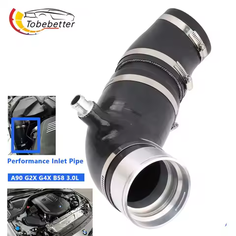 Silicone Turbo Inlet Kit Upgrade for G Series BMW B58 3.0L M340i M440i m240i A90 MKV Supra air intak