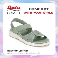 Bata บาจา Comfit Chic Nu2019 Comfy Collection รองเท้าเพื่อสุขภาพรัดส้น พร้อมเทคโนโลยีคุชชั่น สำหรับผู้หญิง สีดำ 5016042 สีเขียวมิ้นท์ 5017042