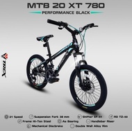 Sepeda Gunung / MTB 20 Trex XT-780 NEW (Gojek/Grab) TERMURAH - Hitam M