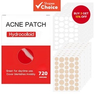 Pimple Patches for Face, 720PCS Hydrocolloid Acne Blemish Pimple Patches, Colorful Spot Stickers, Pi