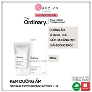 (BILL Canada) Natural Moisturizing Factors + HA - The Ordinary Cream