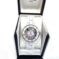CHANEL 白陶瓷雙層數字J12 33MM H4861