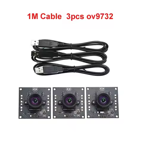 OV9732 USB Camera Module 1080p 1/4 Sensor 100 Degree 30FPS 2M/1M Cable NO Distortion,Compatible For 