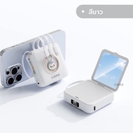 LiBRA PowerBank 20000mAh ดีไซน์ลาบูบูสุดน่ารัก จอแสดงผลพลังงาน LED  มาพร้อมกับสายข้อมูลสี่เส้นและกระ