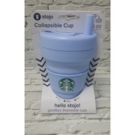 Starbucks Stojo 24oz pink black collap cup 16oz pastel blue mint