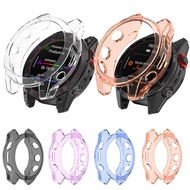 Soft TPU Protection Case For Garmin Fenix 7 7S 7X / Garmin Epix Gen2 Smart Watch Protector Frame Cov