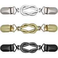 3 Pcs Sweater Clips Cinch Clips Vintage Dress Clip Back Cinch Shawl Cardigan Collar Clip to Tighten 