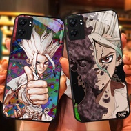 MK-59 Dr Stone Liquid HD Glass Casing for OPPO A57 A77S A17 A36 A77 A57S A76 A96 Realme C30S C55 C33