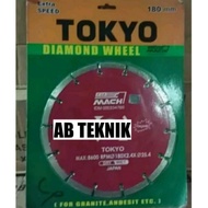 Mata gerinda potong Granit 7 Inch TOKYO Mata gurinda potong batu