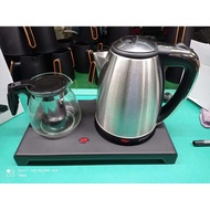 3 in 1 Kettle Stainless Steel Electric Automatic Cut Off Jug Kettle 2L