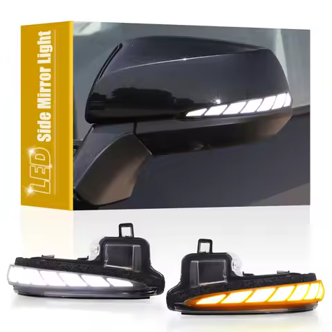 2PCS Car Rearview Mirror Turn Signal Light LED Dynamic Indicator Lights For Toyota Alphard Vellfire 