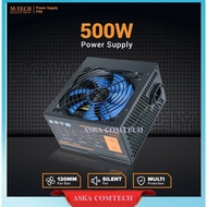 power supply m-tech p50 500w fan 12cm / power supply m tech 500w