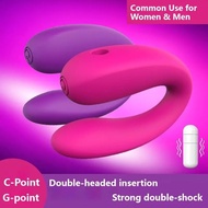 HESEKS Silicone Flexible Wireless Control Female Sex Toy C G Point Double Stimulation Vibrating Ring Clip Clitoral Vibrator Masturbator for Women