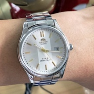 ORIENTS New Men Date Quartz Watch Stainless Steel Band Wristwatches Business Watch Casual Quartz Watch for Men ORIENT