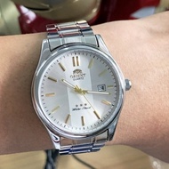 ORIENTS New Men Date Quartz Watch Stainless Steel Band Wristwatches Business Watch Casual Quartz Wat