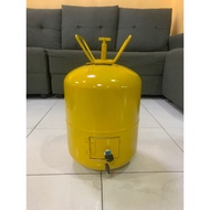 Tabung Tong Gas Duit Syiling💰/kertas💵 Aircond  Colour kuning berpintu Dan berkunci