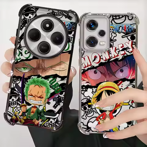 Soft Cover Phone Case for Xiaomi Redmi K80 5G A3X 14C A5 13C K80 Pro A3 Anime Ones Pieces