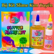 Bộ Kit Làm Slime Kim Tuyến (Glitter Slime) Được Chọn Màu - Nguyên Liệu Làm Slime ĐẹpDẻoBóng