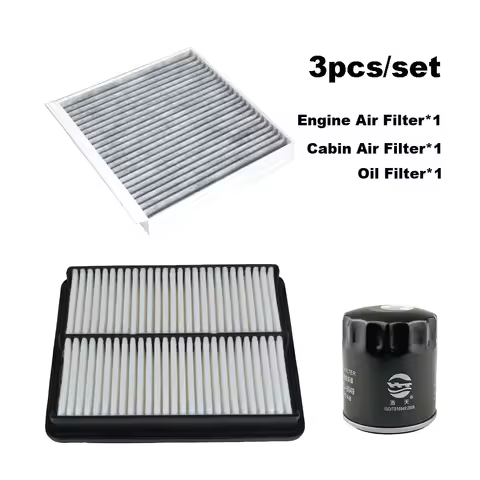 3pcs Filter Set For MG 5 1.5 2020-2025 MG5 MG6 Saic ROEWE i6 MAX i5 1.5T 15C4E Engine Cabin A/C Fres