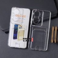 REALME 15 REALME 15 PRO CLEAR CASE CARD SLOT SOFT CASE WALLET REALME 15 REALME 15 PRO