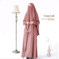 Umayyah set French khimar wanita abaya murah dress gamis syari