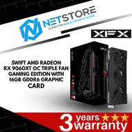 XFX SWIFT AMD RADEON RX 9060XT OC TRIPLE FAN GAMING EDITION WITH 16GB GDDR6 GRAPHIC CARD - RX-96TS31
