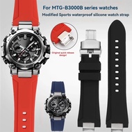 MTG-B3000 Rubber Strap for Casio G-SHOCK Series MTG B3000 Modified Quick Release Waterproof Silicone