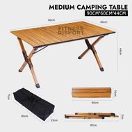 Luxury Wooden Camping Table Portable Egg Roll Table Outdoor Folding Table Outdoor Camping Glamping P