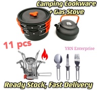 Camping Cookware Set Mestin Portable Gas Stove Pot Cerek Berkhemah Dapur Bergerak