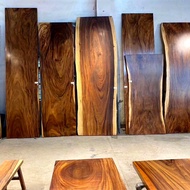 TQ solid wood slab original wood table dining table with legs option natural wood slab original wave