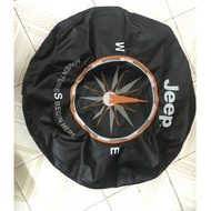 16 Inch PVC Leather Spare Tire Cover Spare Tyre Cover Case Rear Wheel Spare Tyre Cover Spare Wheel Tire Cover Case