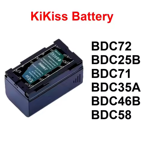 2100-6500mAh Battery For GM52 Sokkia 130R 3D Bdc-25 set030r set230r set330r set530r 2100 Total Stati