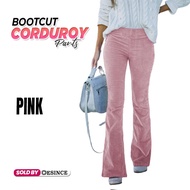 🇲🇾 DESINCE Women Bootcut Corduroy Pants Long Pants Women Trousers High Waist WP 005