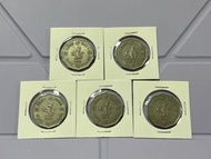 （十角形伍圓76年五枚）香港硬幣英女王伊利沙伯1976年五元Government of Hong Kong Queen Elizabeth ll 1976 $5