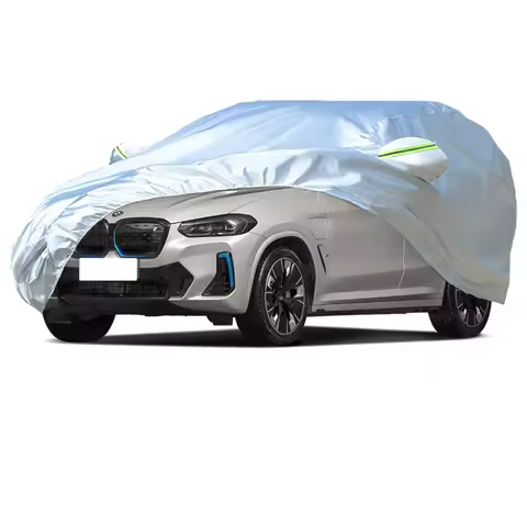 For BMW IX3 Car Cover Outdoor Protection Covers Snow Sunshade Waterproof Dustproof Exterior UV Car A