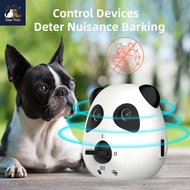 Ultrasonic Anti Bark Device Panda Shape Dog Bark Deterrent 3 Frequency Modes Rechargeable Waterproof
