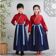 Hanfu     Childrens ancient costume Hanfu girls Chinese school uniform