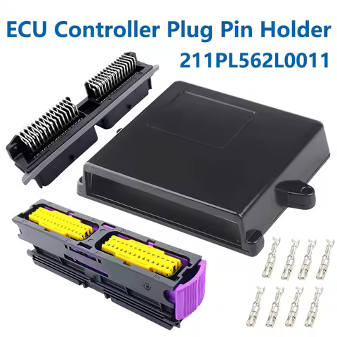 1/5Pcs 56P ECU Controller Aluminum Alloy Shell Automotive Motor Car PBT with Auto Connector 211PL562