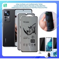 Anti-peeping tempered glass for xiaomi redmi k50 ultra K60 ultra k60 pro k40s poco f4 k40 poco f3 k4