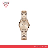 GUESS MINI AURA LADIES DRESS Rose Gold Tone Case Rose Gold Dial Watch