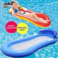 Homempire PVC Inflatable Floating Row Foldable Swimming Pool Water Lounger Chair Summer Party Beach Water Hammock Mattress Salbabida for Adult